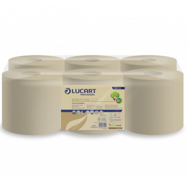 Prosoape hartie derulare centrala, Econatural 19 CF - Lucart, 100 metri 861133 / 44475 Prosoape hartie derulare centrala, Econatural 19 CF - Lucart, 100 metri 861133 / 44475