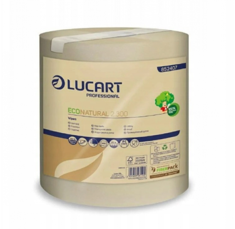 Prosoape hartie derulare centrala, Econatural Lucart, 63 metri 852407