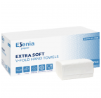 Prosoape din hartie pliate albe, Esenia extra soft, 150 buc, 2 straturi, 21*23.2 cm PZ 01972