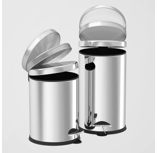 Cos de gunoi cu pedala Freedom Fresh, 30 litri, inox, soft close, garantat 10 000 de cicluri Cos de gunoi cu pedala Freedom Fresh, 30 litri, inox, soft close, garantat 10 000 de cicluri