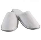 Papuci hotelieri Premium Velur, inchis mare, 3 mm