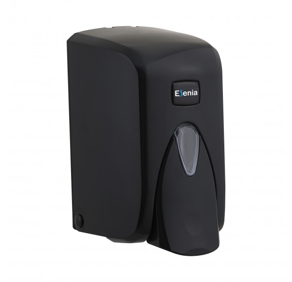 Dispenser  sapun lichid Esenia, 500 ml, manual, ABS, negru Dispenser  sapun lichid Esenia, 500 ml, manual, ABS, negru