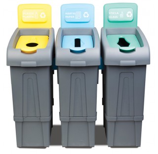 Cos de gunoi pentru colectare selectiva - 80 litri Cos de gunoi pentru colectare selectiva - 80 litri
