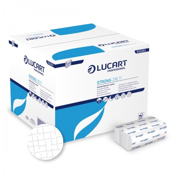 Bax 40 buc, Servetele masa Lucart Strong, 2 straturi, 150 servetele 832293D