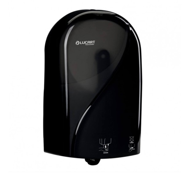 Dispenser hartie igienica Lucart Identity autocut, negru Dispenser hartie igienica Lucart Identity autocut, negru
