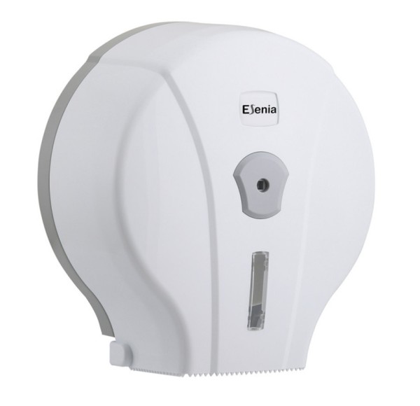 Dispenser hartie igienica Mini Jumbo Esenia - ABS - ALB Dispenser hartie igienica Mini Jumbo Esenia - ABS - ALB