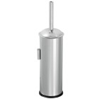 Perie wc inox cu capac, sistem montare pe perete