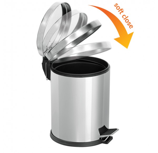 Cos gunoi cu pedala, 3l, soft close Cos gunoi cu pedala, 3l, soft close
