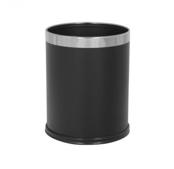 Cos gunoi cu design contemporan PROBBAX, 10 l, negru