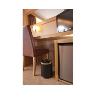 Cos gunoi cu pereti dubli PROBBAX, 10 l, negru