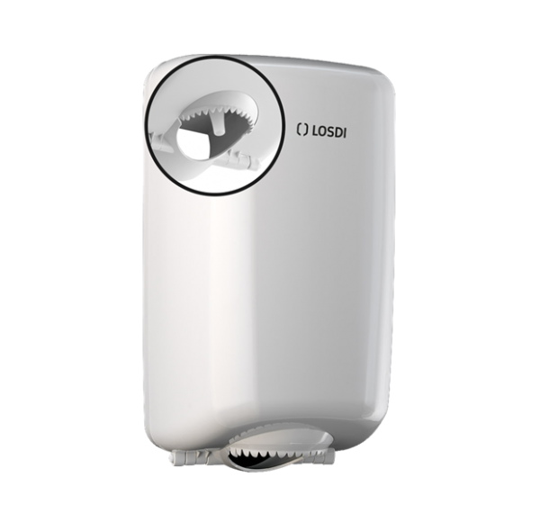 Dispenser prosoape derulare centrala sistem controlat LOSDI Elegance ABS alb  Dispenser prosoape derulare centrala sistem controlat LOSDI Elegance ABS alb