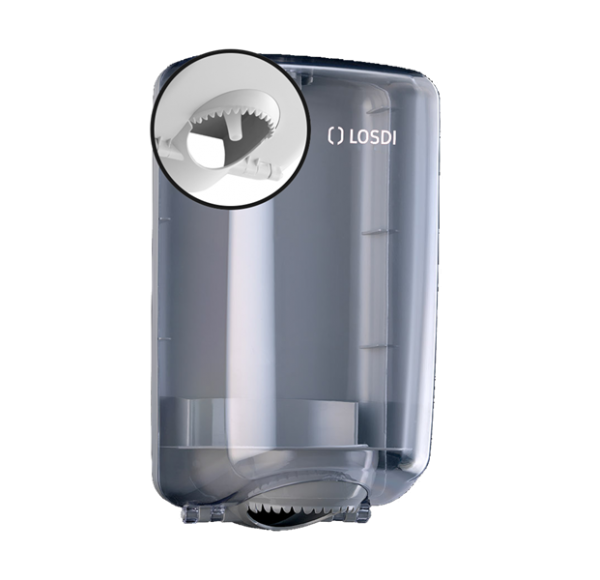 Dispenser prosoape derulare centrala LOSDI Elegance, sistem controlat ABS transparent fume   Dispenser prosoape derulare centrala LOSDI Elegance, sistem controlat ABS transparent fume