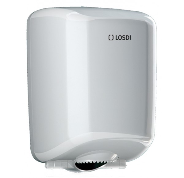 Dispenser prosoape derulare centrala LOSDI Elegance ABS alb  Dispenser prosoape derulare centrala LOSDI Elegance ABS alb