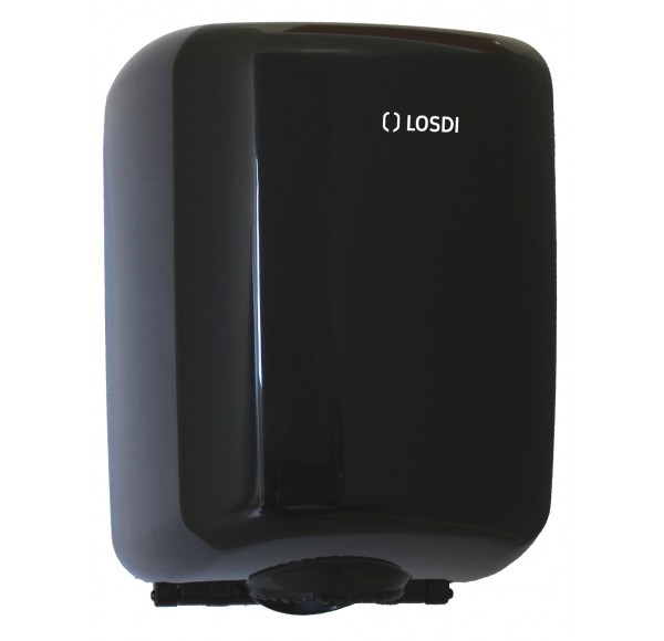 Dispenser prosoape derulare centrala, LOSDI Elegance, ABS negru Dispenser prosoape derulare centrala, LOSDI Elegance, ABS negru