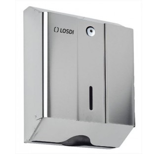 Dispenser prosoape hârtie pliate, LOSDI Oceano, 600 buc. Inox 304 Dispenser prosoape hârtie pliate, LOSDI Oceano, 600 buc. Inox 304