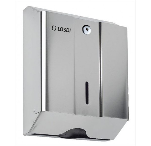 Dispenser prosoape hârtie pliate, LOSDI Oceano, 600 buc. Inox 304 Dispenser prosoape hârtie pliate, LOSDI Oceano, 600 buc. Inox 304