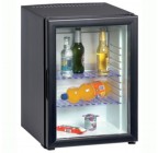 Minibar termoelectric 40l cu usa de sticla