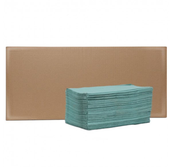 Prosoape pliate hartie verde Prosoape pliate hartie verde