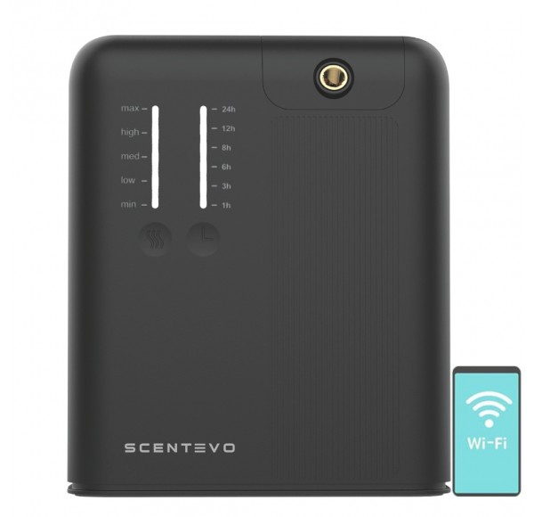 Aparat odorizant profesional - Scentevo ABI PLUS, black, programabil prin WIFI