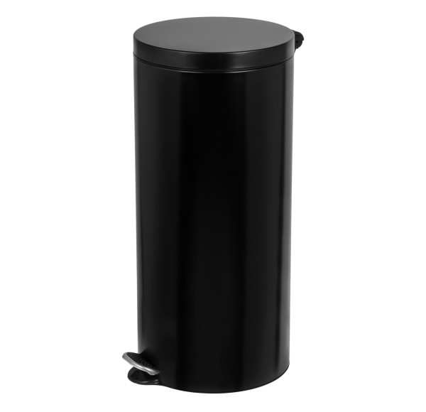 Cos de gunoi cu pedala Freedom Fresh, 30 litri, negru, tratament anticoroziune, soft close Cos de gunoi cu pedala Freedom Fresh, 30 litri, negru, tratament anticoroziune, soft close