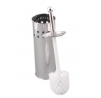 Set de baie inox cos gunoi cu pedala 3l + perie wc