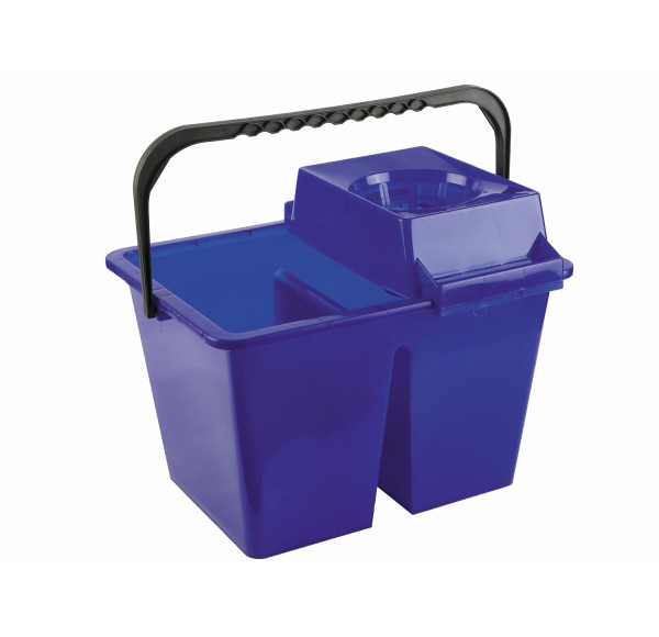 Galeata plastic dubla cu storcator 2 * 7 litri Galeata plastic dubla cu storcator 2 * 7 litri