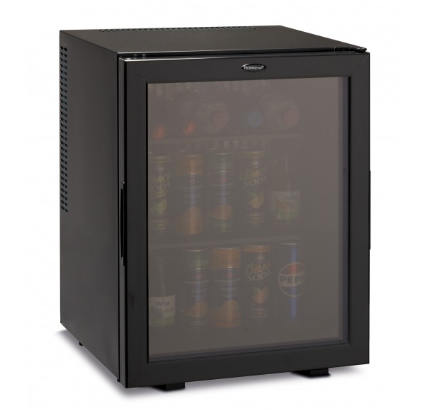 MINIBAR TERMOELECTRIC „PELTIER” CU UȘĂ DIN STICLĂ FUMURIE, 40l HP40LGN-PLUS MINIBAR TERMOELECTRIC „PELTIER” CU UȘĂ DIN STICLĂ FUMURIE, 40l HP40LGN-PLUS