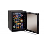 MINIBAR TERMOELECTRIC „PELTIER” CU UȘĂ DIN STICLĂ FUMURIE, 40l HP40LGN-PLUS